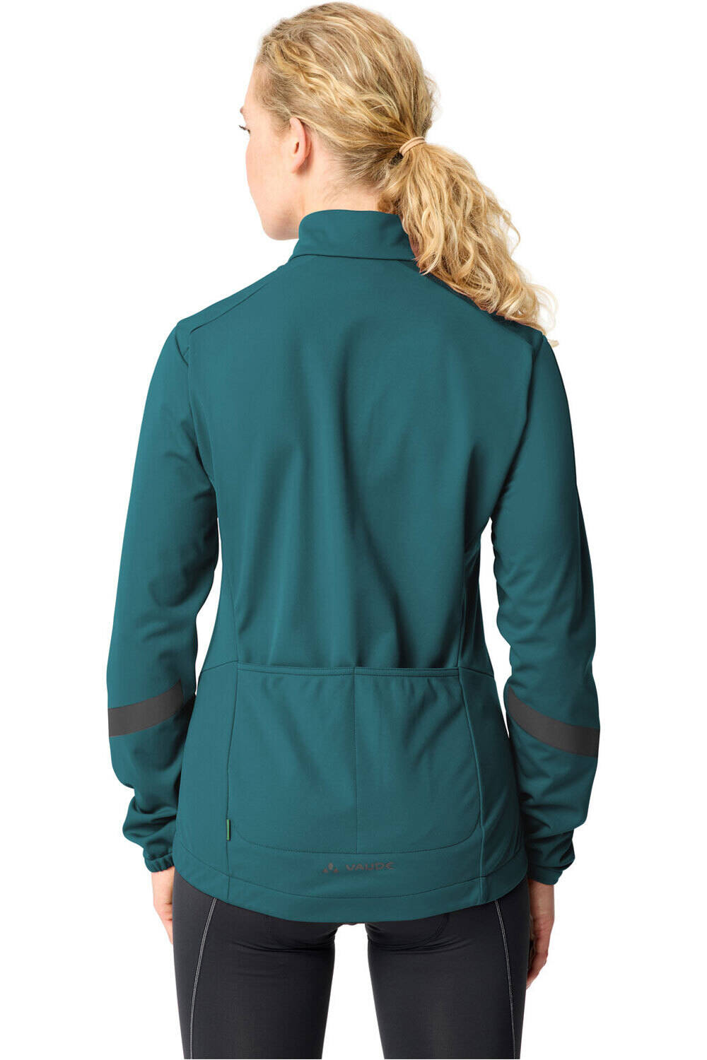 Vaude cortavientos ciclismo mujer Women's Matera Softshell Jacket III vista trasera