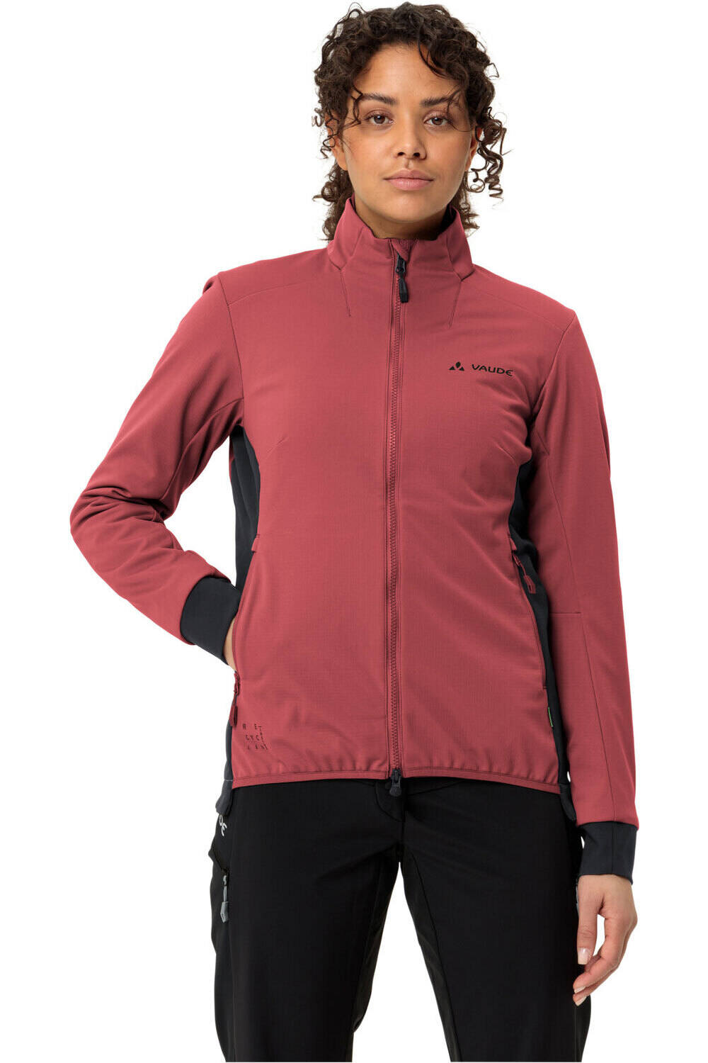 Vaude cortavientos ciclismo mujer Women's Moab Pro Softshell Jacket vista frontal