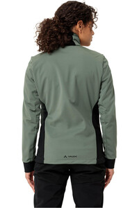 Vaude cortavientos ciclismo mujer Women's Moab Pro Softshell Jacket vista trasera