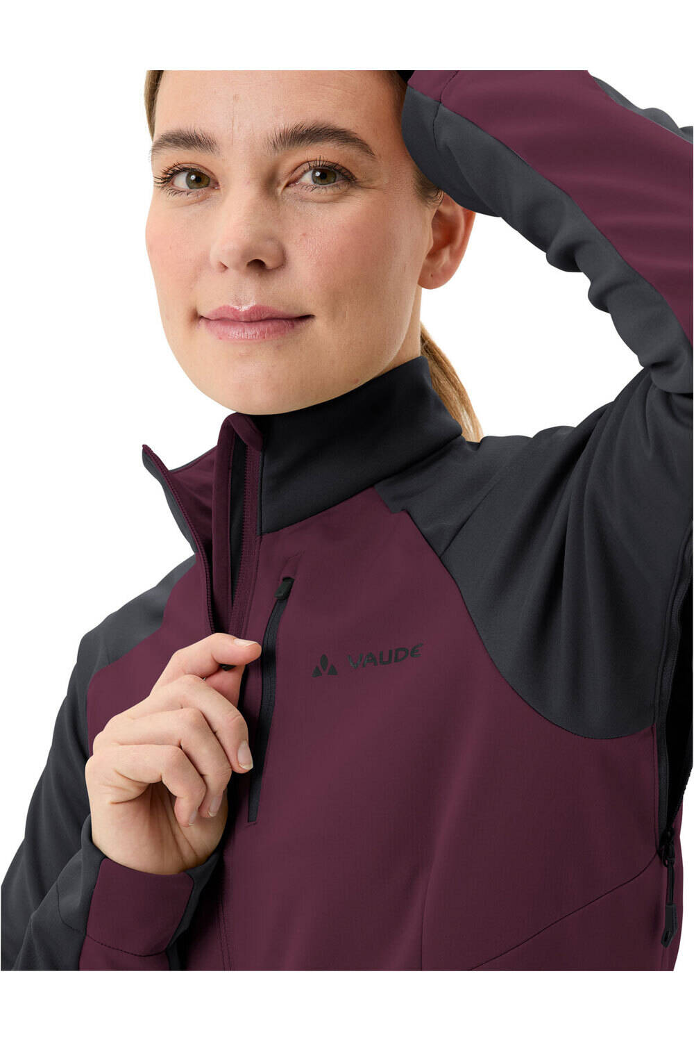 Vaude cortavientos ciclismo mujer Women's Posta Softshell Jacket II 03