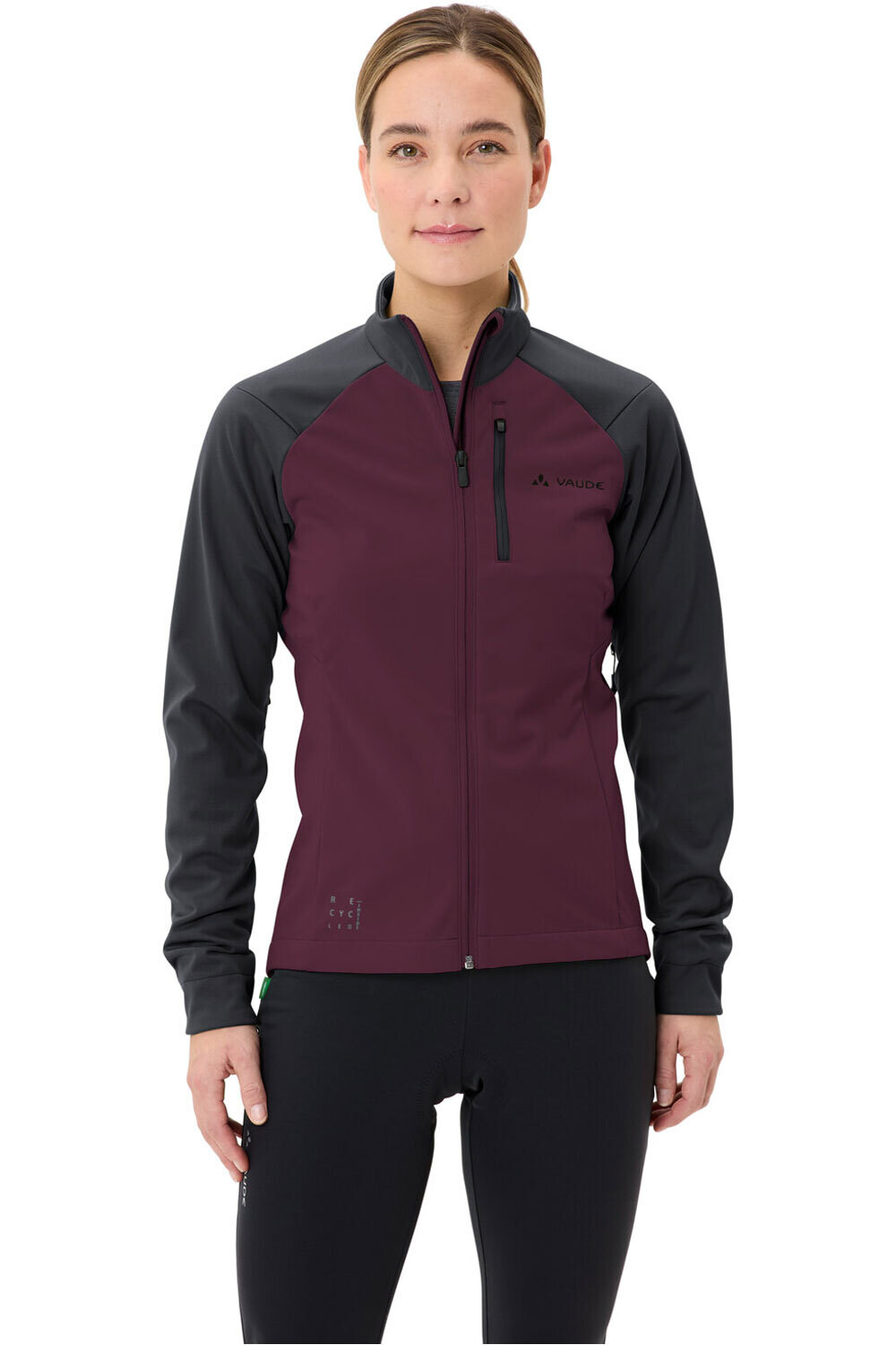 Vaude cortavientos ciclismo mujer Women's Posta Softshell Jacket II vista frontal