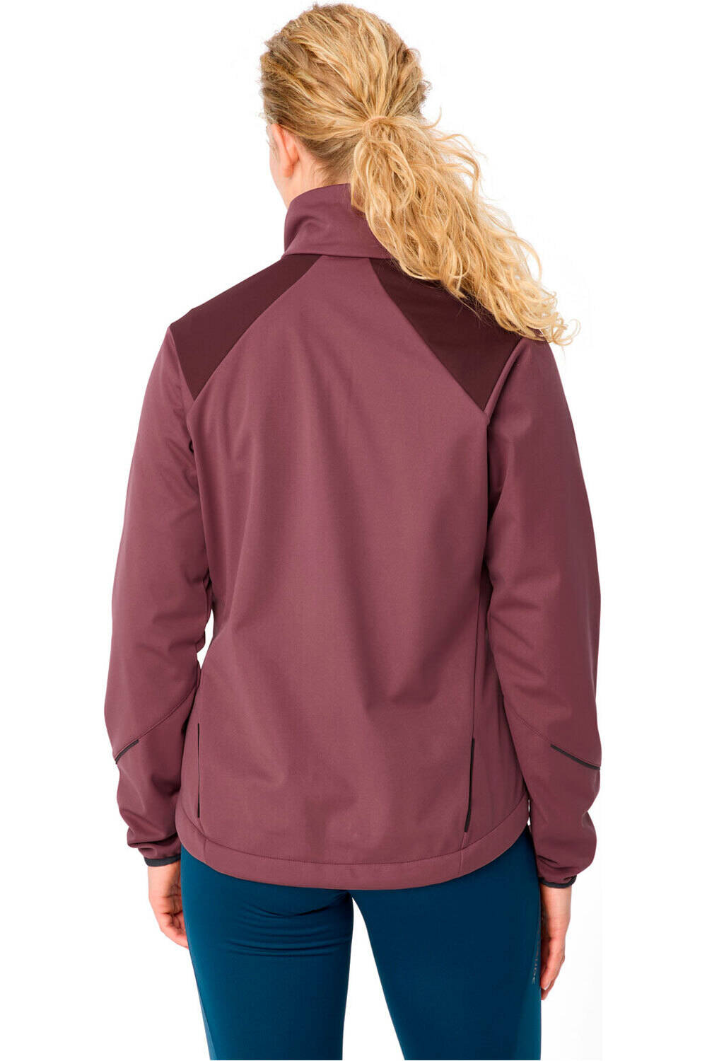 Vaude cortavientos ciclismo mujer Women's Wintry Jacket V vista trasera