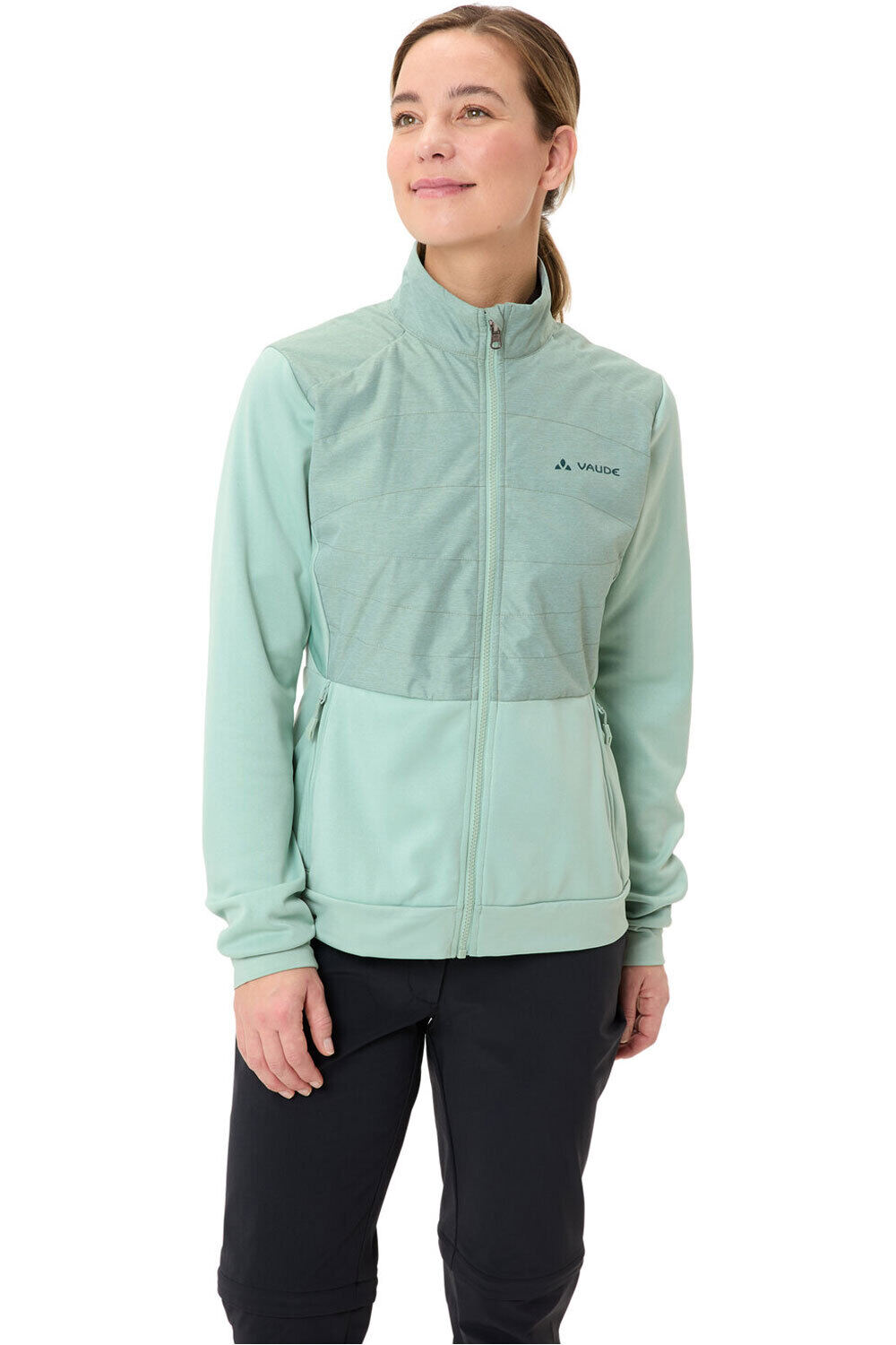 Vaude cortavientos ciclismo mujer Women's Yaras 3in1 Jacket vista detalle