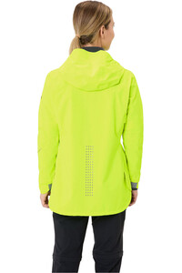 Vaude cortavientos ciclismo mujer Women's Yaras 3in1 Jacket vista trasera