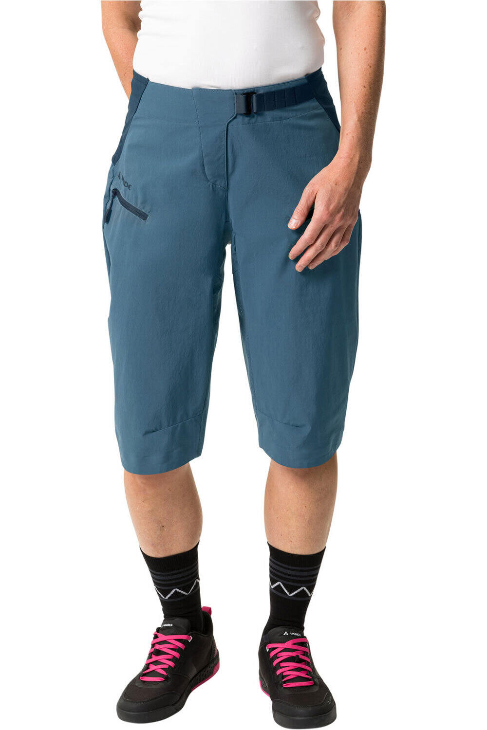 Vaude culotte corto mujer Women's Moab PRO Shorts vista frontal