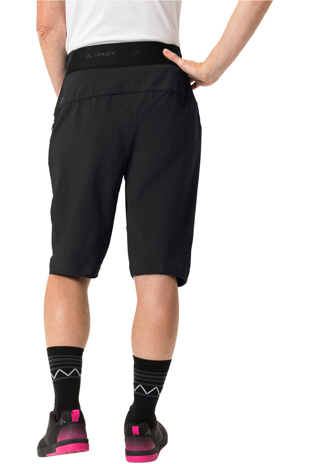 Vaude culotte corto mujer Women's Moab PRO Shorts vista trasera