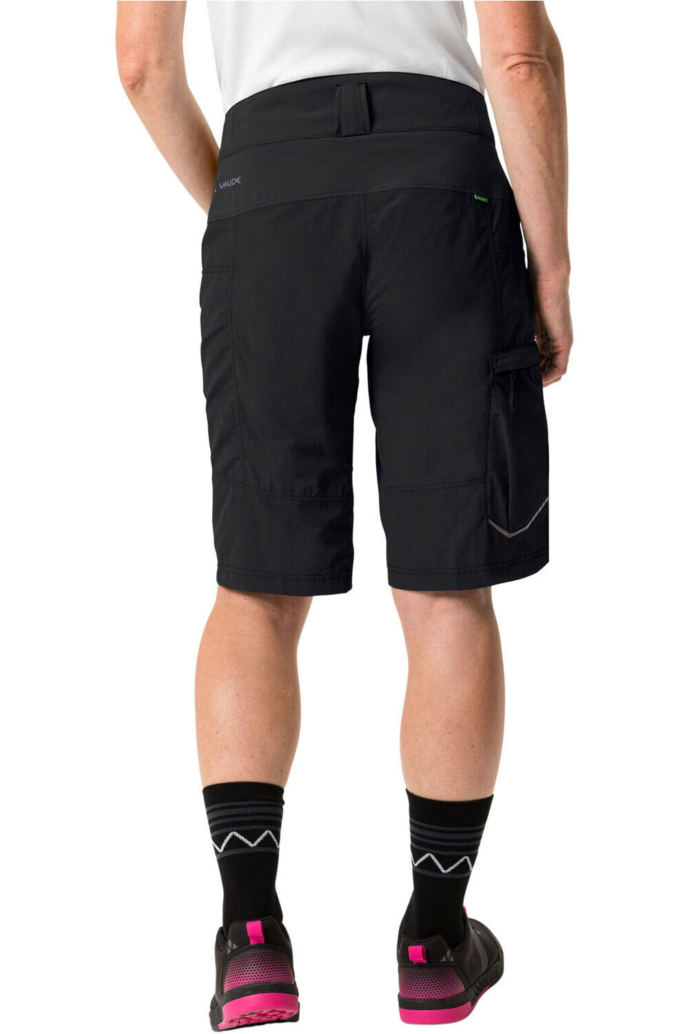 Vaude culotte corto mujer Women's Qimsa Shorts vista trasera
