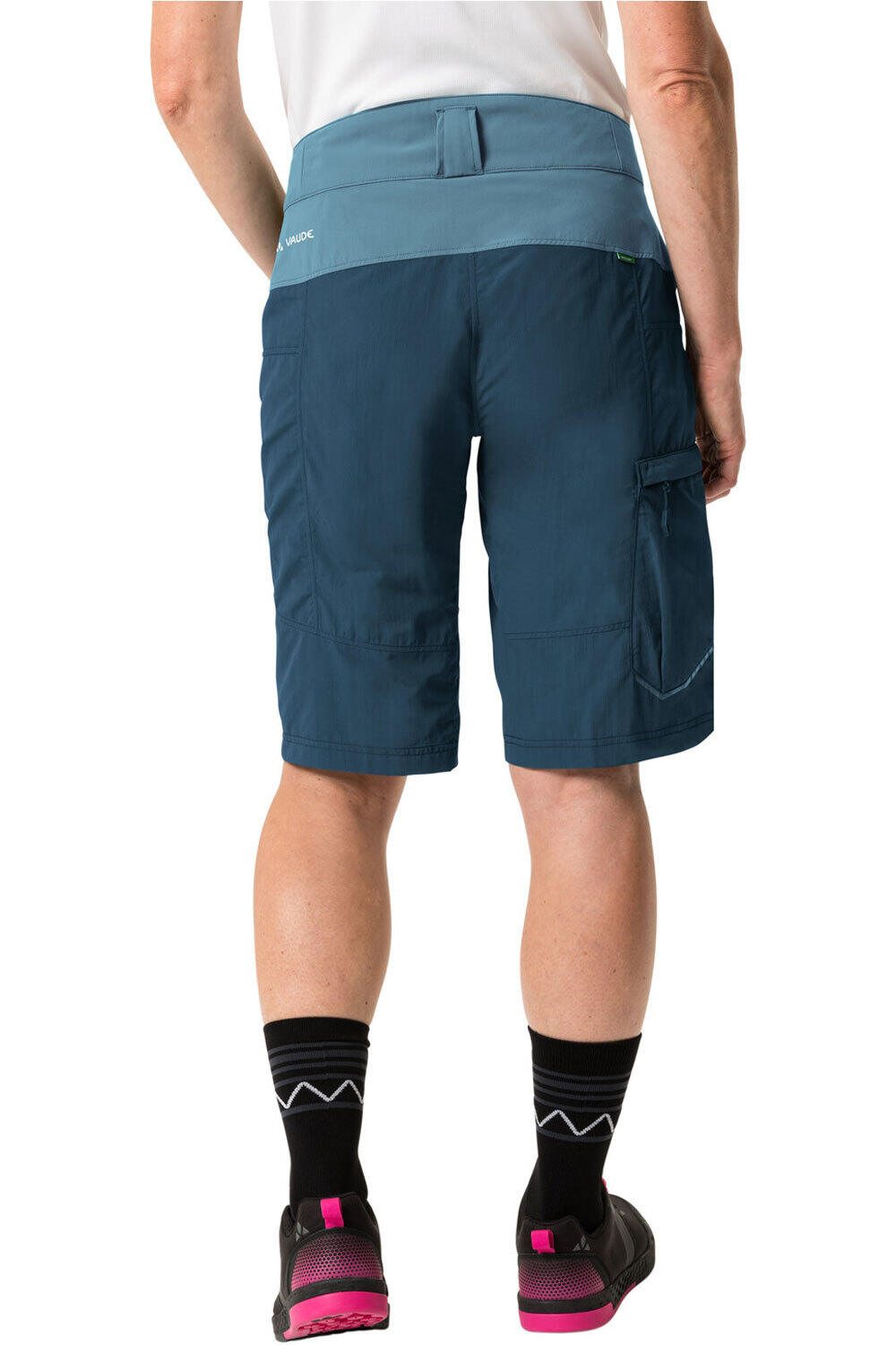 Vaude culotte corto mujer Women's Qimsa Shorts vista trasera