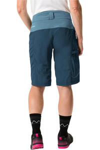 Vaude culotte corto mujer Women's Qimsa Shorts vista trasera