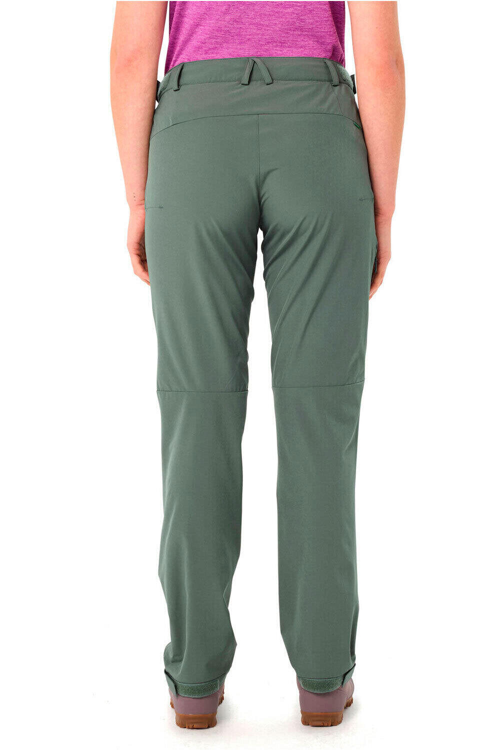 Vaude culotte largo mujer Women's Tamaro Base Pants vista trasera