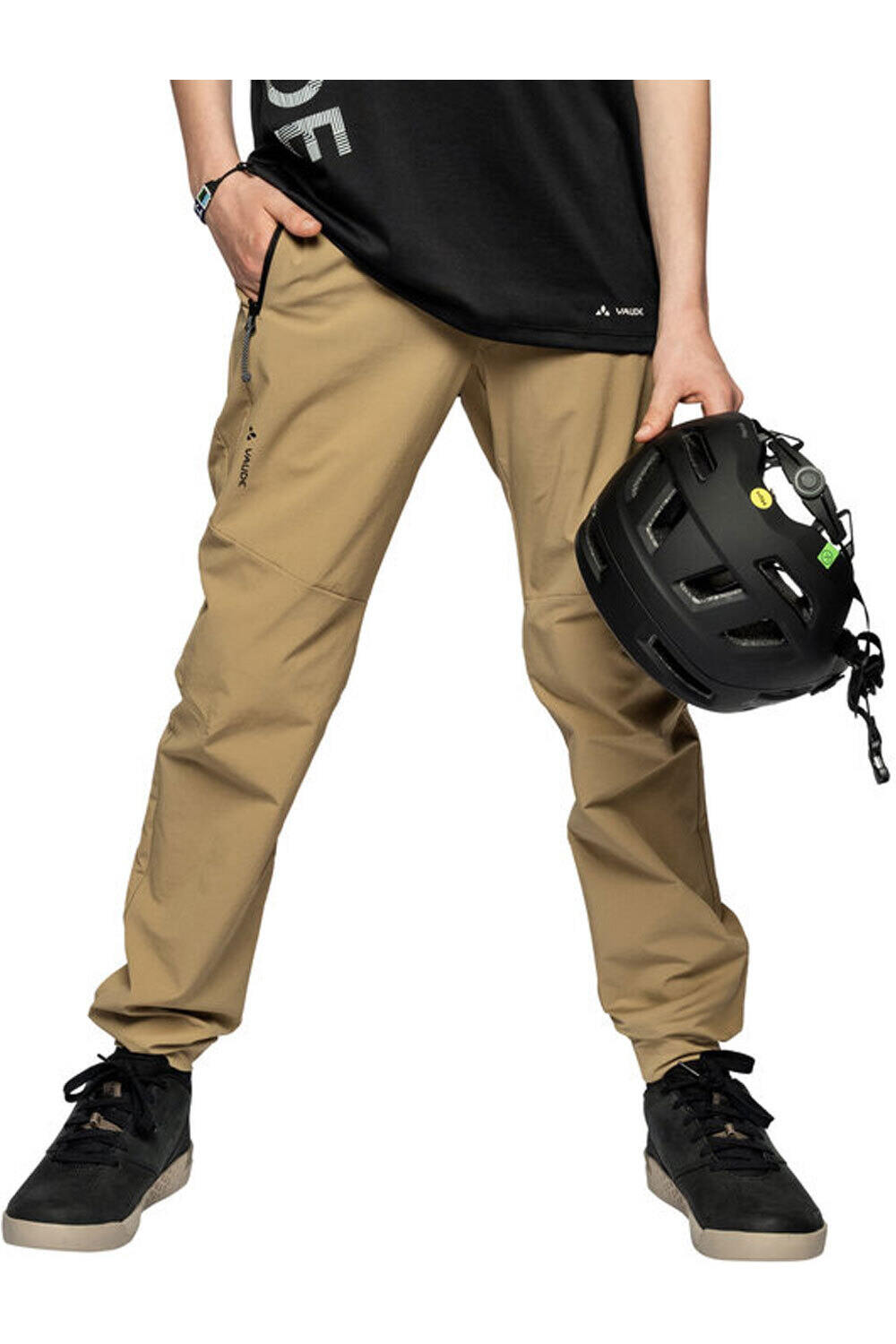 Vaude culotte largo niño Kids Moab Base Pants vista frontal