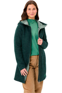 Vaude forro polar mujer Women's Tinshan Coat III vista detalle