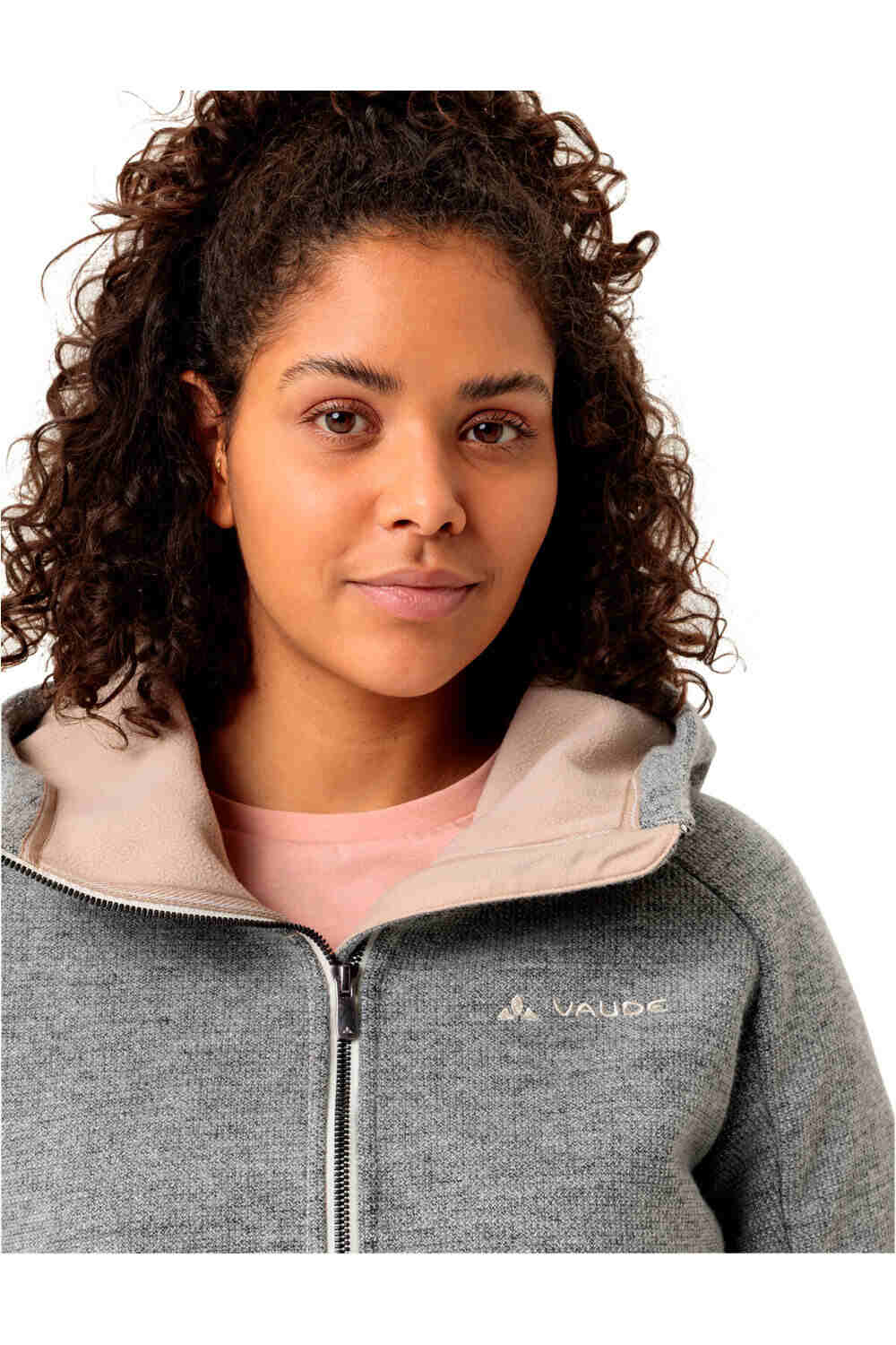 Vaude forro polar mujer Women's Tinshan Coat III vista detalle