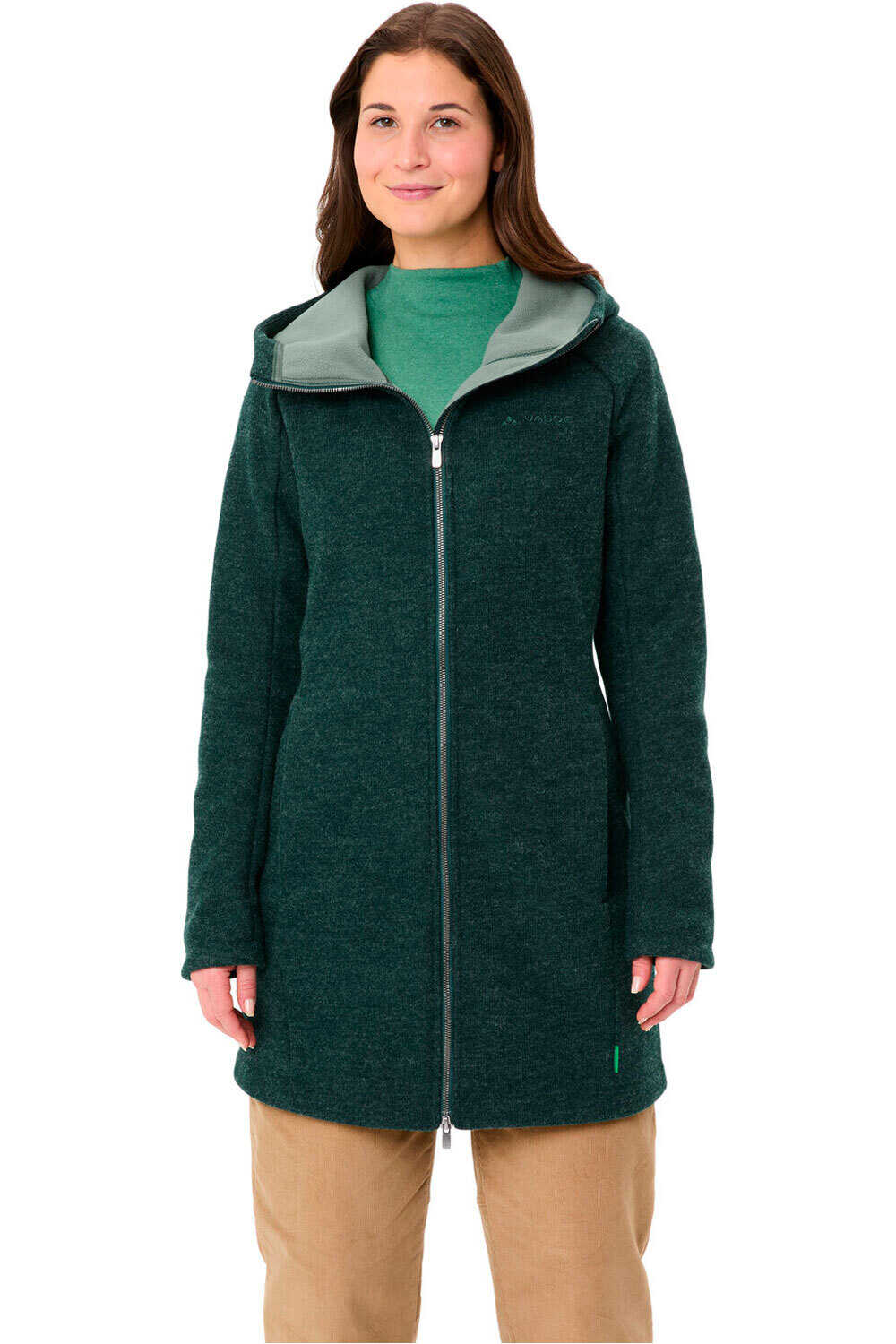 Vaude forro polar mujer Women's Tinshan Coat III vista frontal