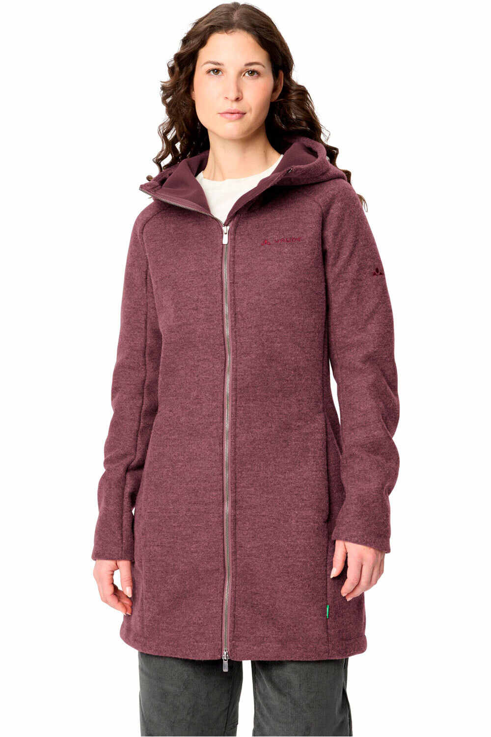 Vaude forro polar mujer Women's Tinshan Coat III vista frontal
