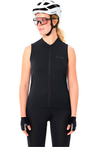 Vaude maillot manga corta mujer Women's Matera FZ Tricot SL vista detalle