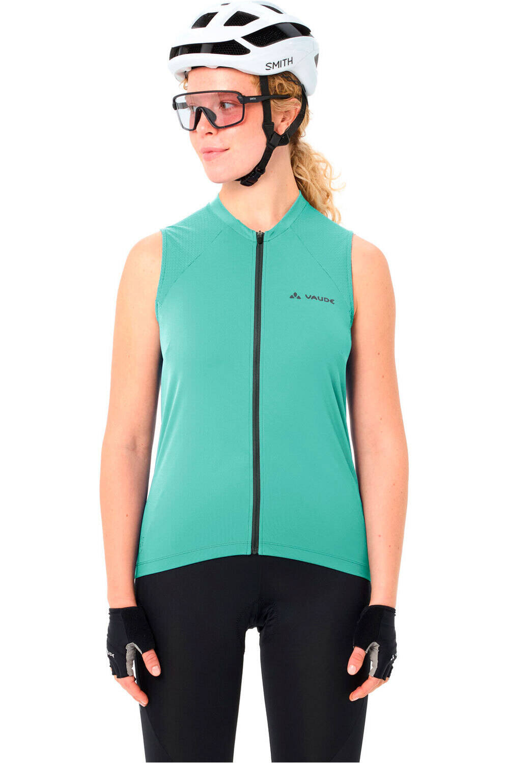 Vaude maillot manga corta mujer Women's Matera FZ Tricot SL vista detalle