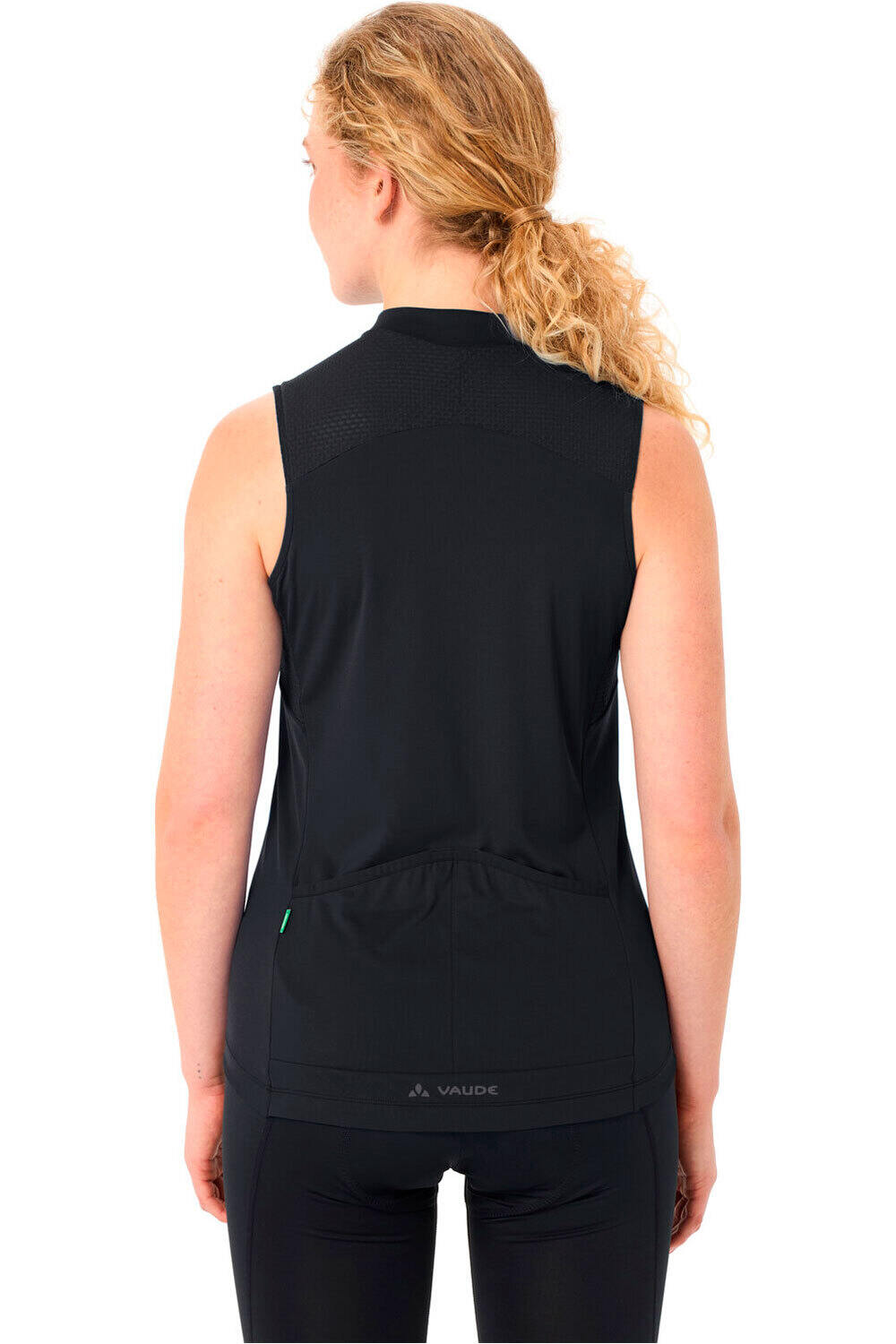 Vaude maillot manga corta mujer Women's Matera FZ Tricot SL vista trasera