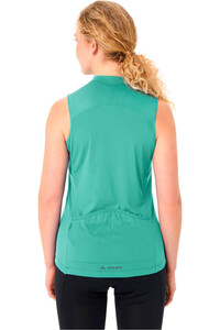 Vaude maillot manga corta mujer Women's Matera FZ Tricot SL vista trasera