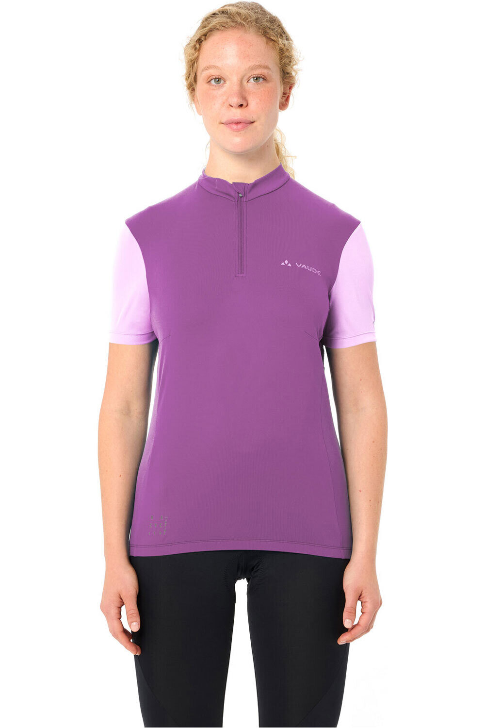 Vaude maillot manga corta mujer Women's Matera HZ Tricot vista frontal