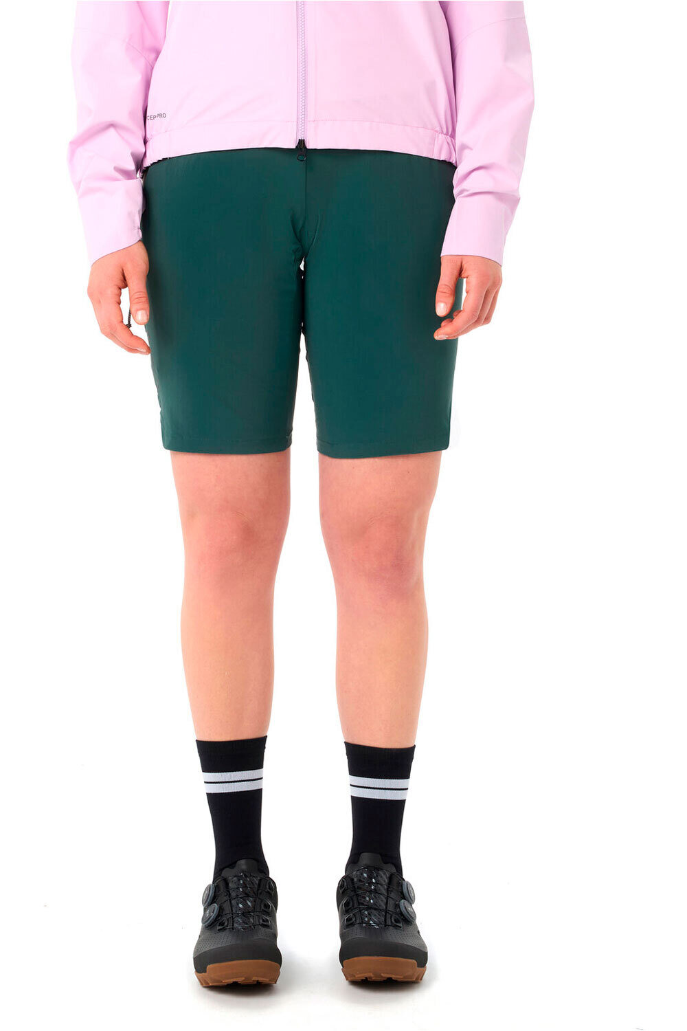 Vaude pantalón corto ciclismo mujer Women's Kuro Shorts III vista detalle