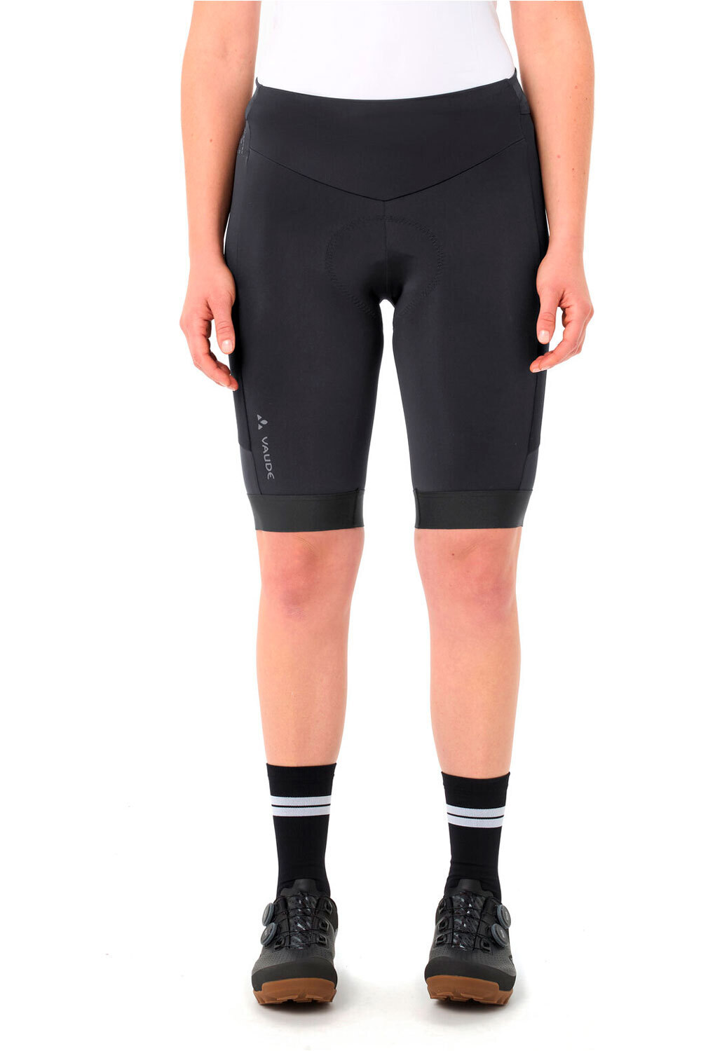 Vaude pantalón corto ciclismo mujer Women's Kuro Tights II vista frontal