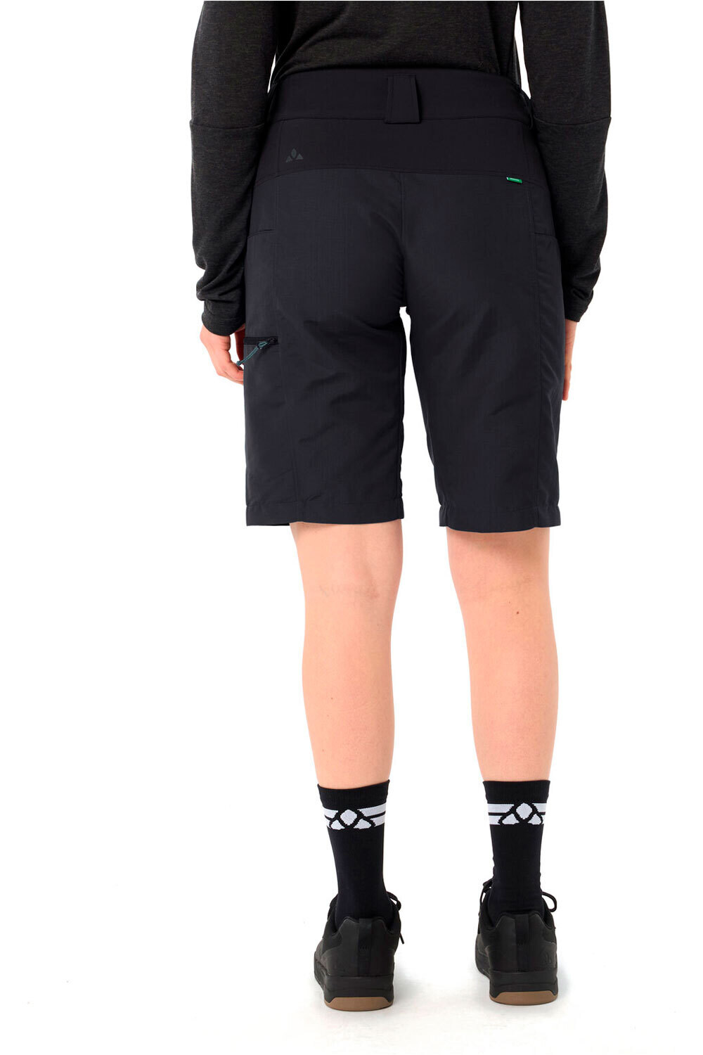 Vaude pantalón corto ciclismo mujer Women's Qimsa Shorts II vista trasera