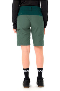 Vaude pantalón corto ciclismo mujer Women's Qimsa Shorts II vista trasera