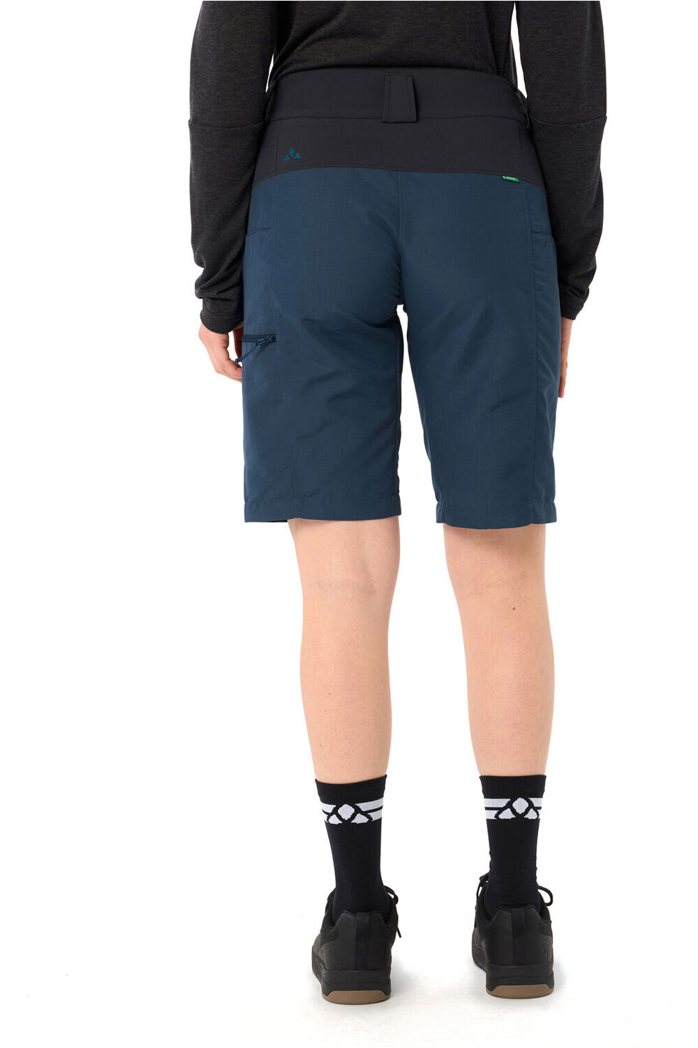 Vaude pantalón corto ciclismo mujer Women's Qimsa Shorts II vista trasera