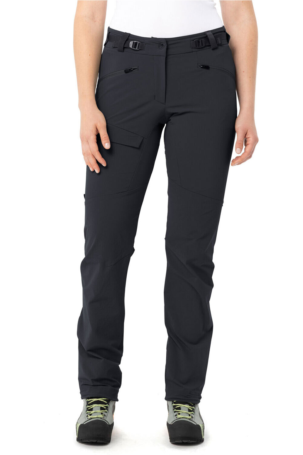 Vaude pantalón impermeable mujer Women's Croz Pants III vista frontal