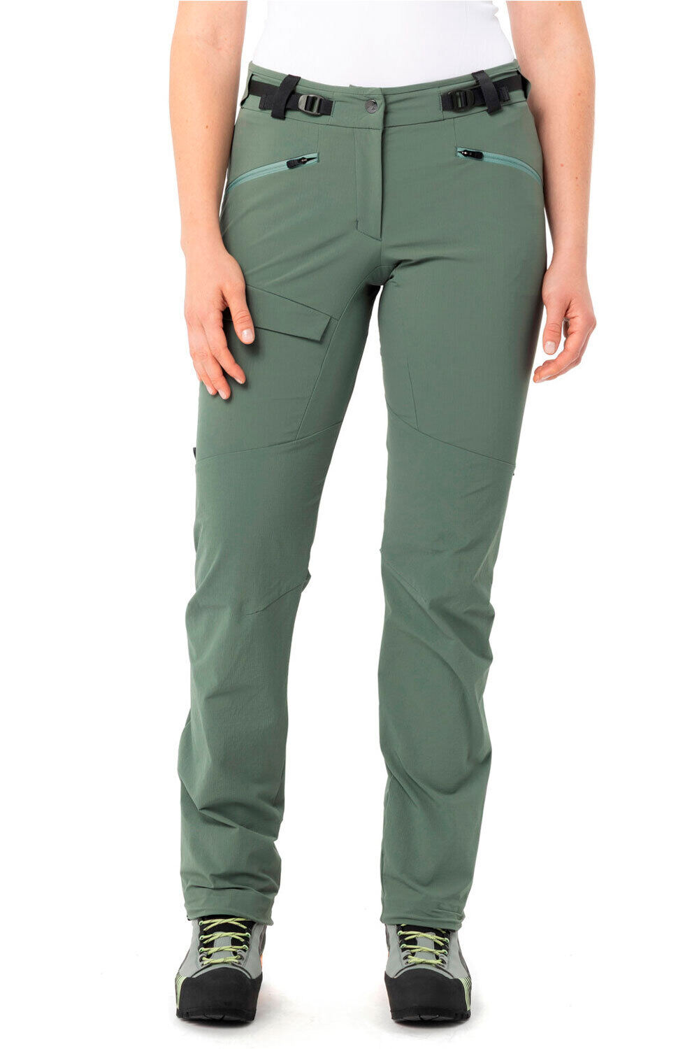 Vaude pantalón impermeable mujer Women's Croz Pants III vista frontal