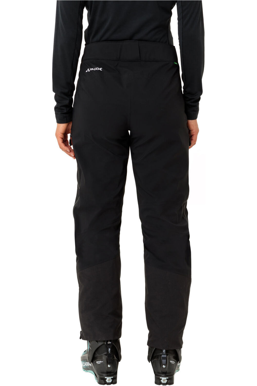 Vaude pantalón impermeable mujer Women's Monviso 3L Pants vista trasera