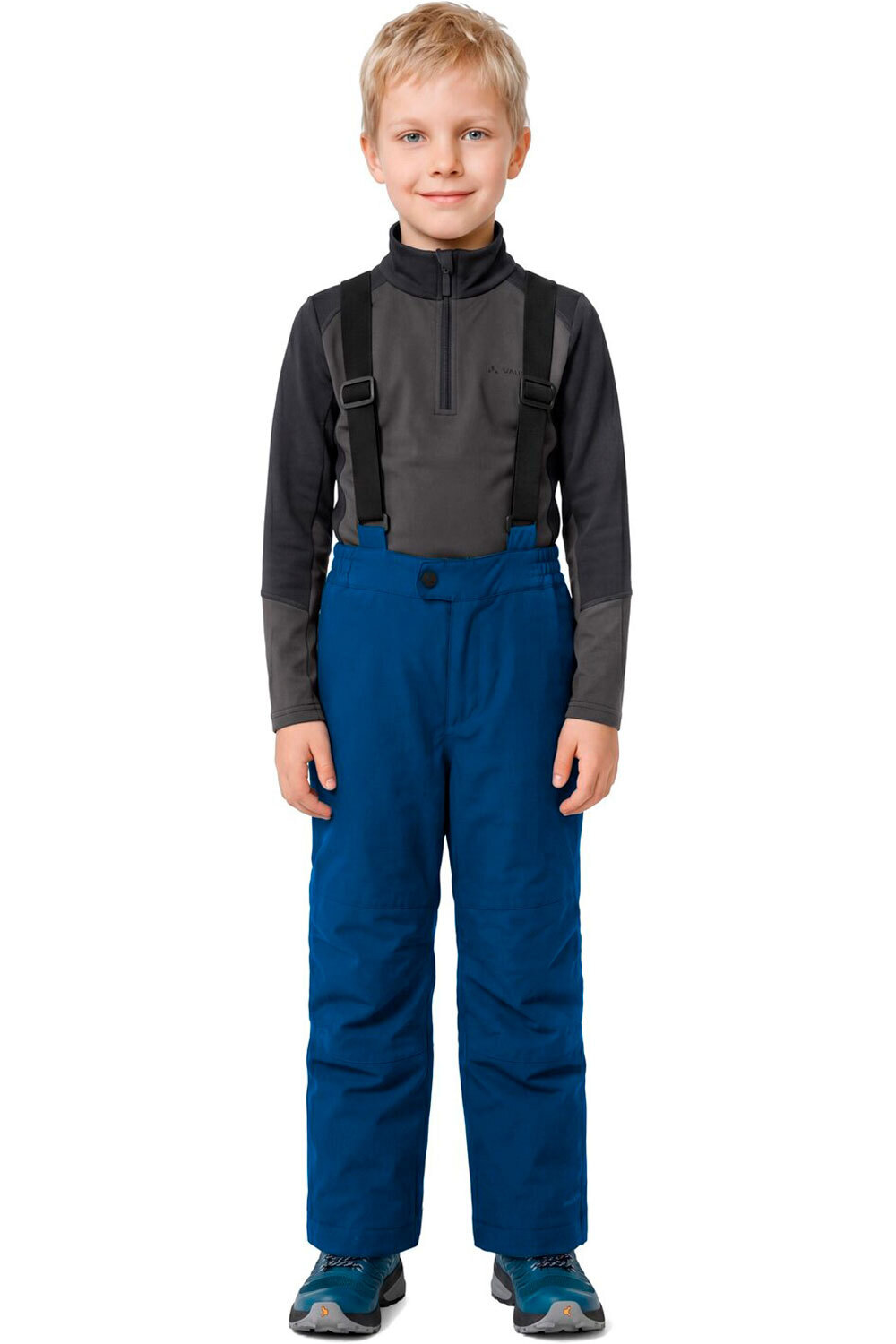 Vaude pantalón impermeable niño Kids Snow Cup Pants III vista frontal