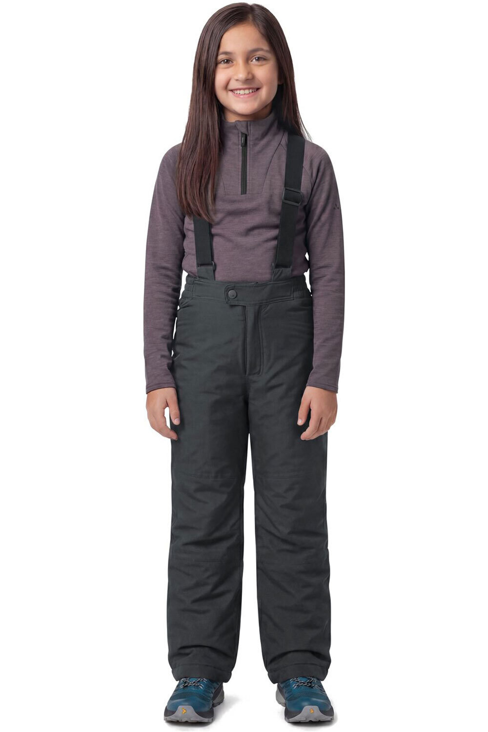 Vaude pantalón impermeable niño Kids Snow Cup Pants III vista frontal