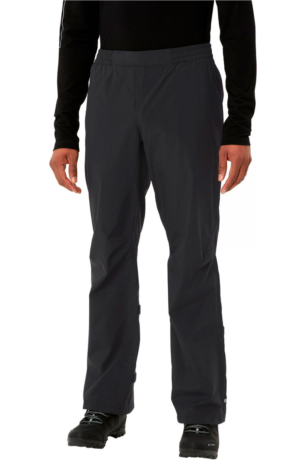 Vaude pantalón largo ciclismo hombre Men's Yaras Rain Pants IV vista frontal