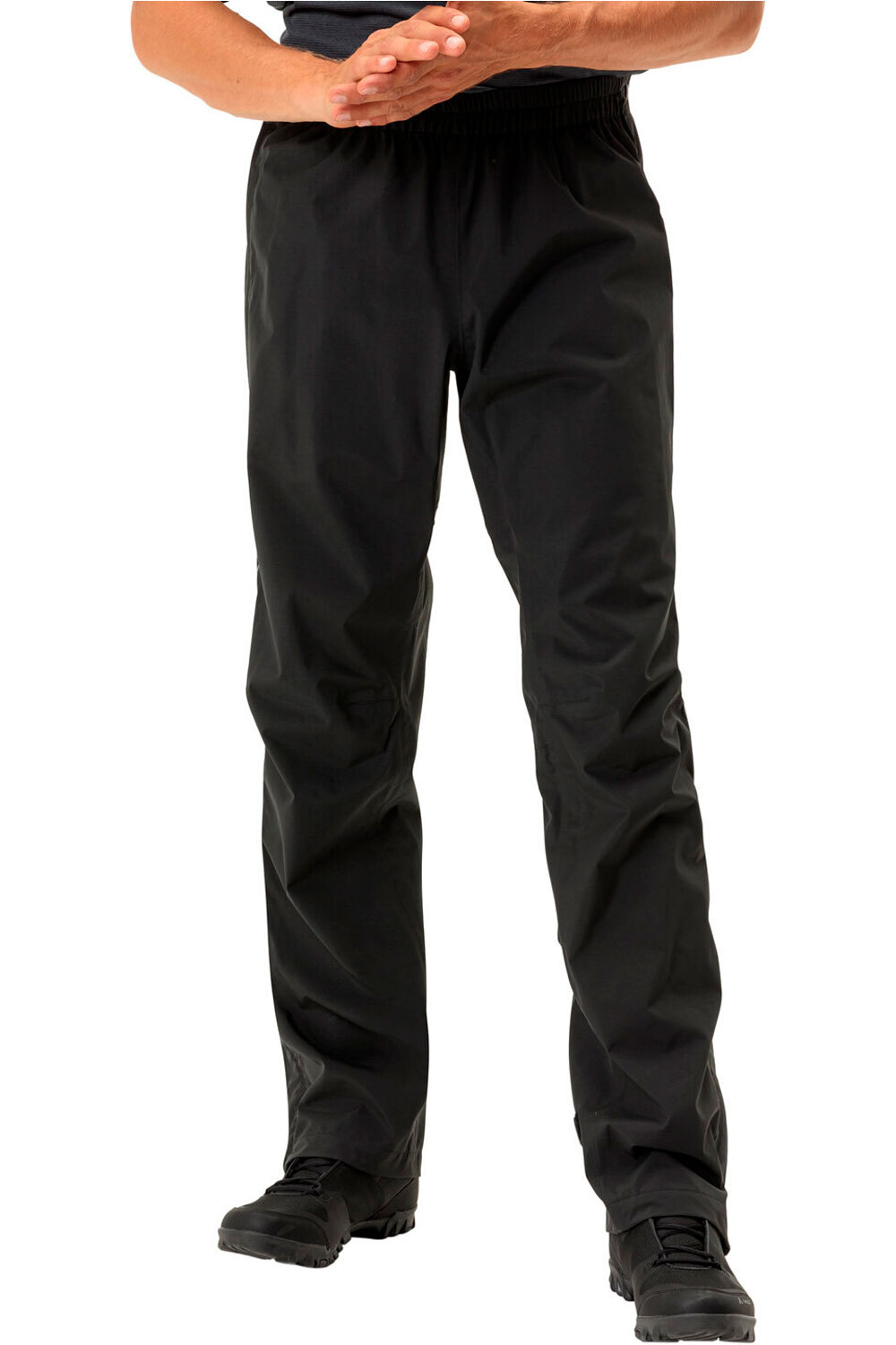 Vaude pantalón largo ciclismo hombre Men's Yaras Rain Zip Pants IV vista frontal