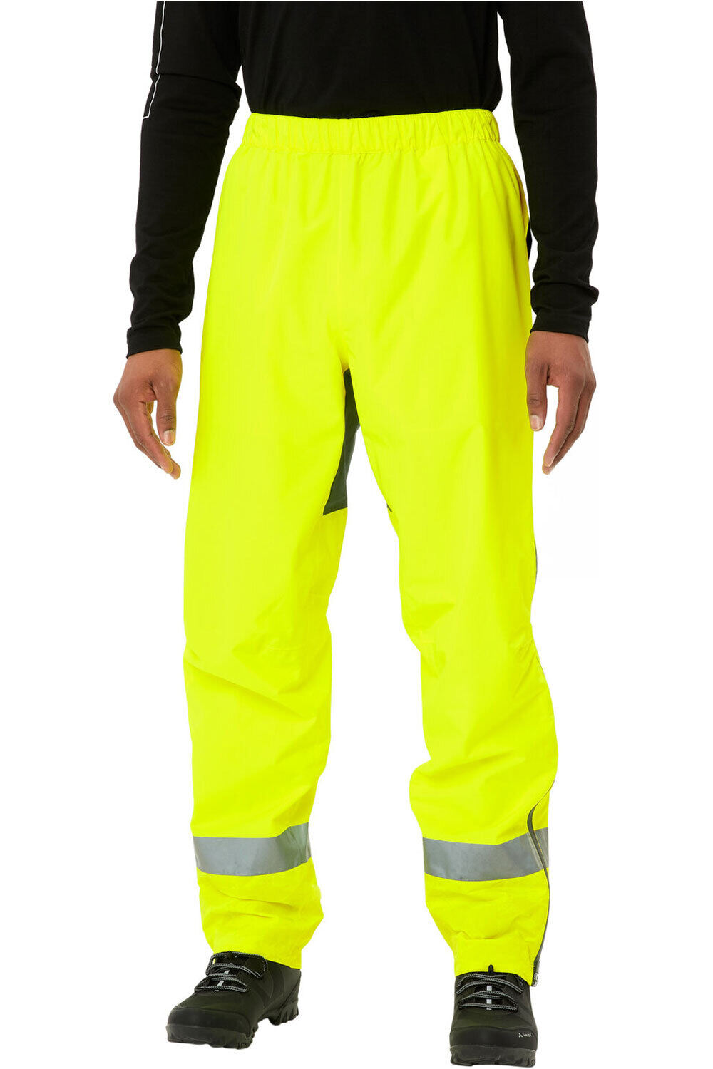 Vaude pantalón largo ciclismo mujer Men's Luminum Rain Pants vista frontal