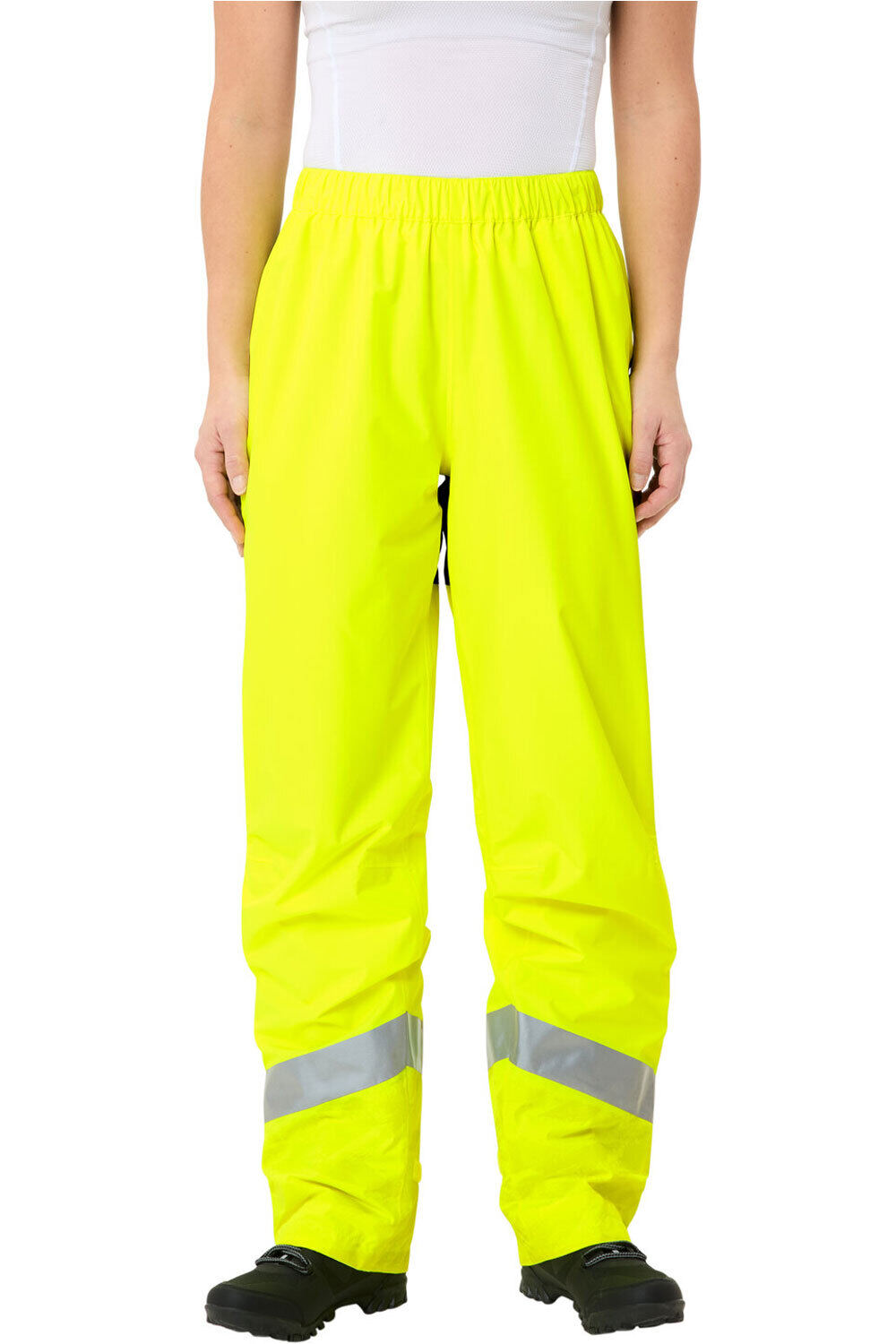 Vaude pantalón largo ciclismo mujer Women's Luminum Rain Pants vista frontal