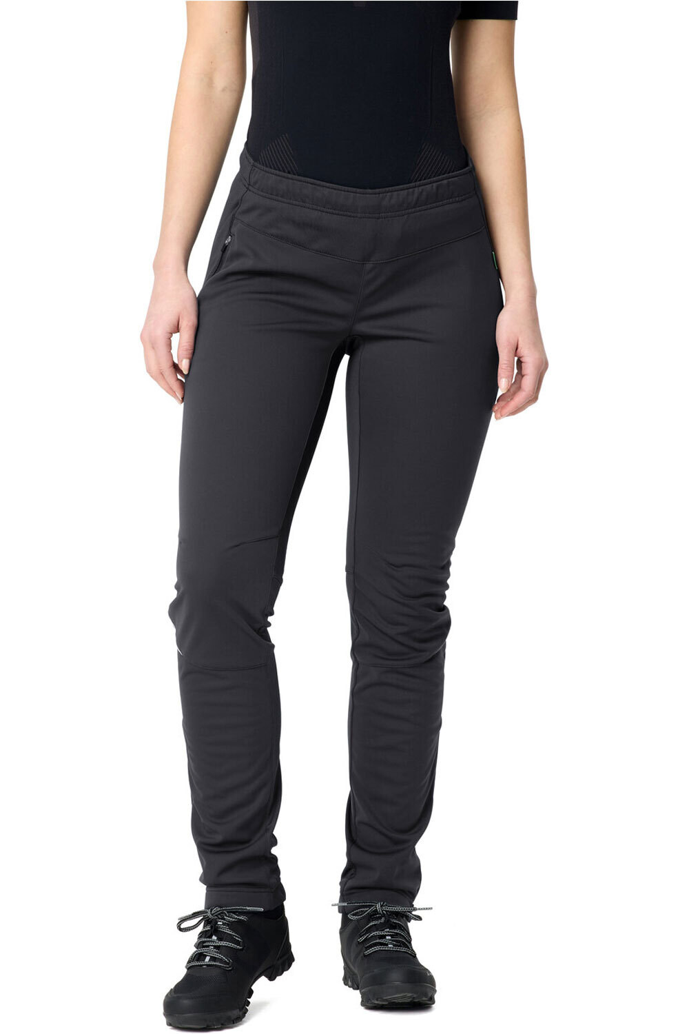 Vaude pantalón largo ciclismo mujer Women's Wintry Pants V vista frontal