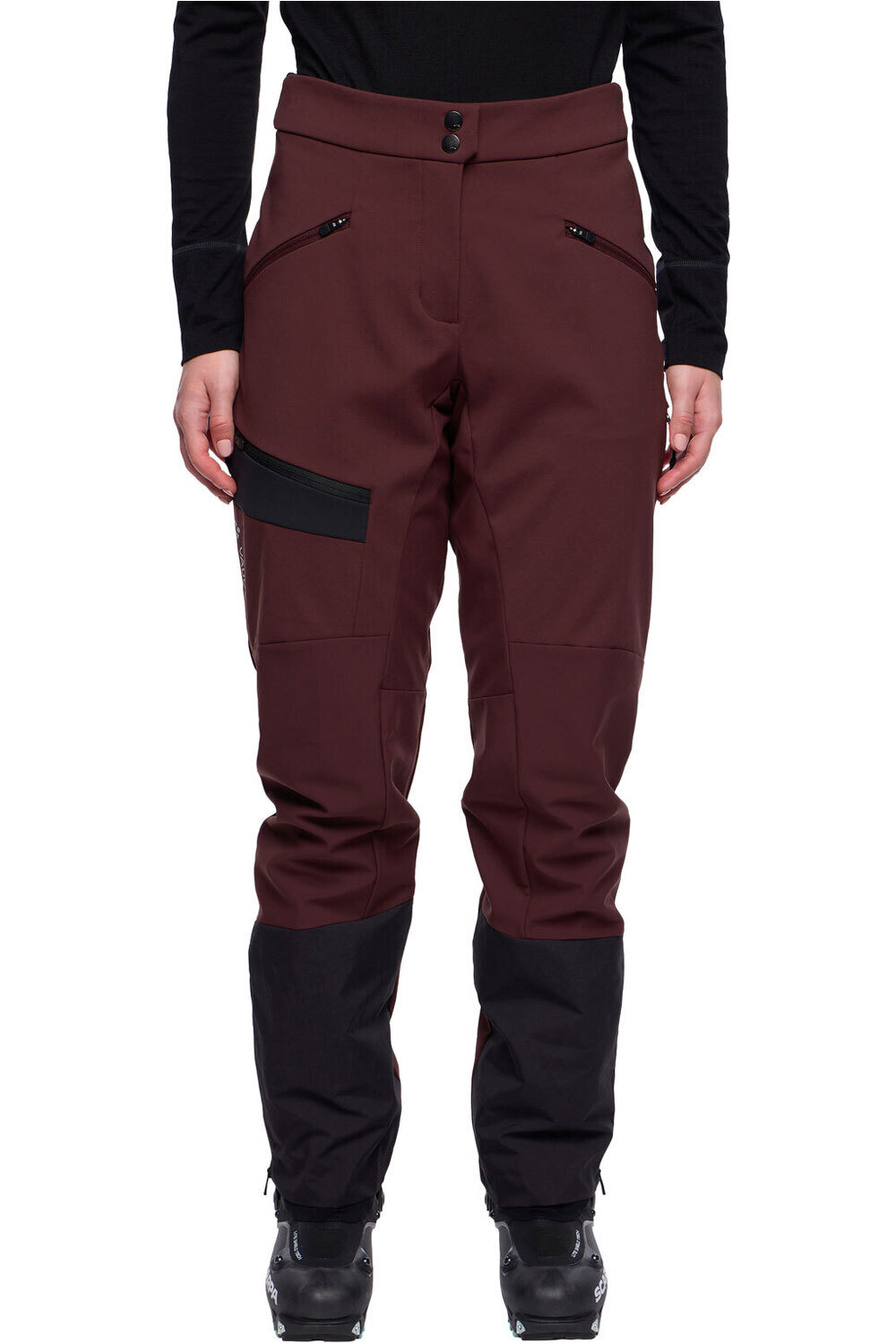 Vaude pantalón montaña mujer Women's Monviso Alpine Pants vista frontal