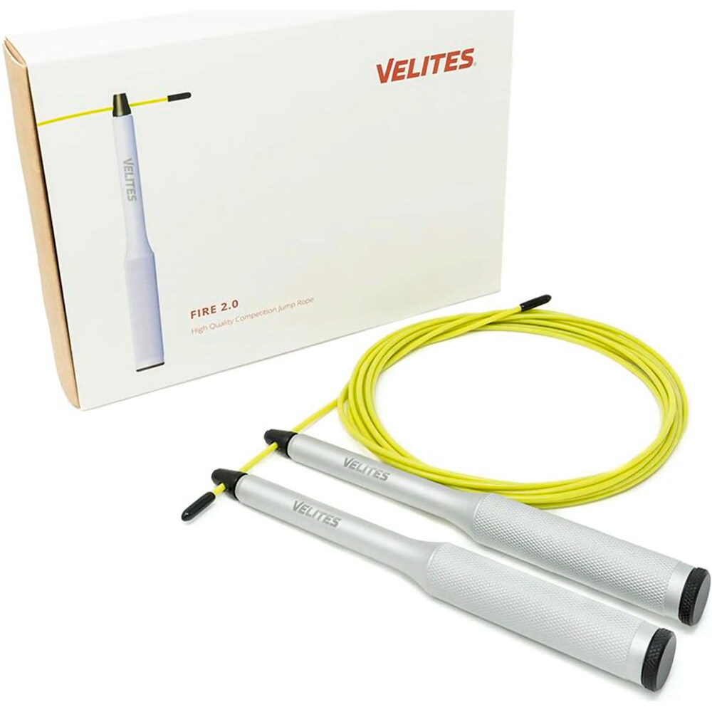 Velites comba Jump Rope Fire 2.0 Silver 05