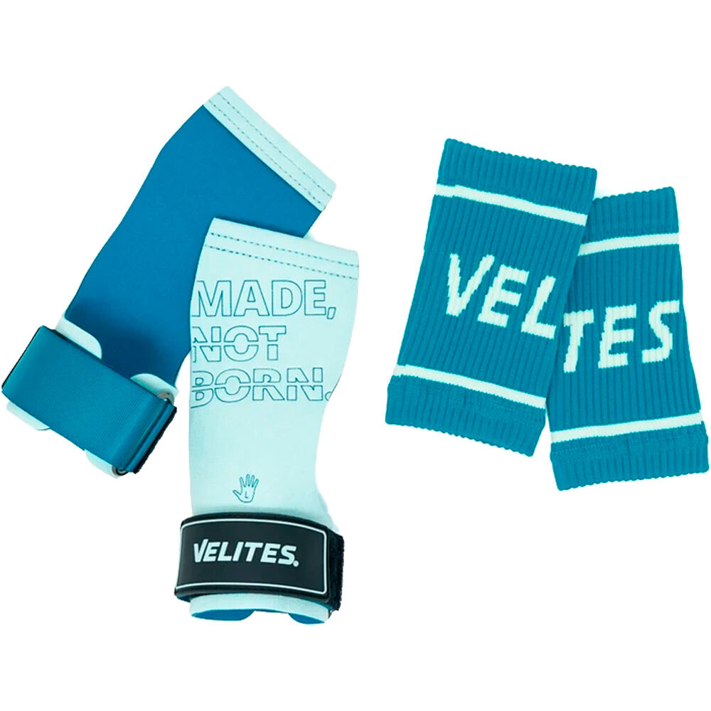 Velites muñequera Quad Pro Hand Grips Light Blue 03