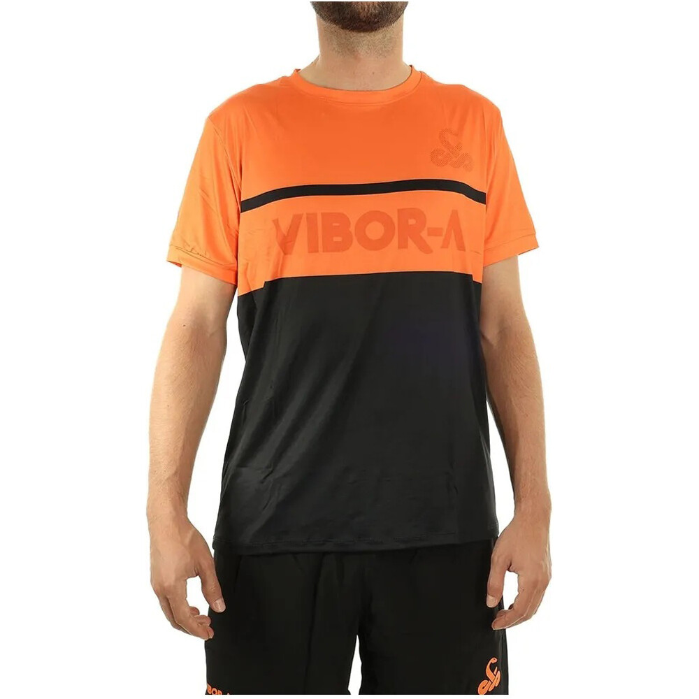 Vibora camiseta tenis manga corta hombre CAMISETA VIBOR-A ADVANCED PRO vista frontal