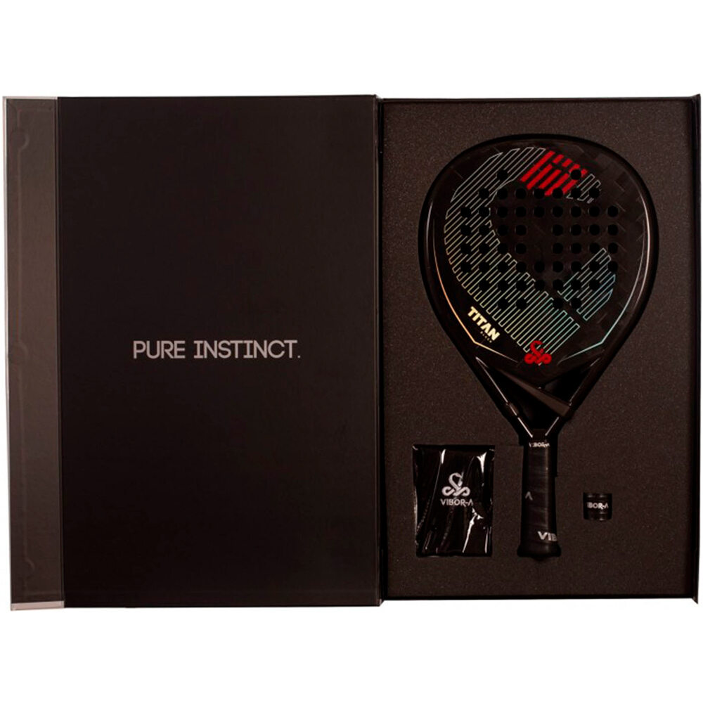 Vibora pala pádel adulto PACK PALA PDEL VIBOR-A TITAN 15K TWILL 04