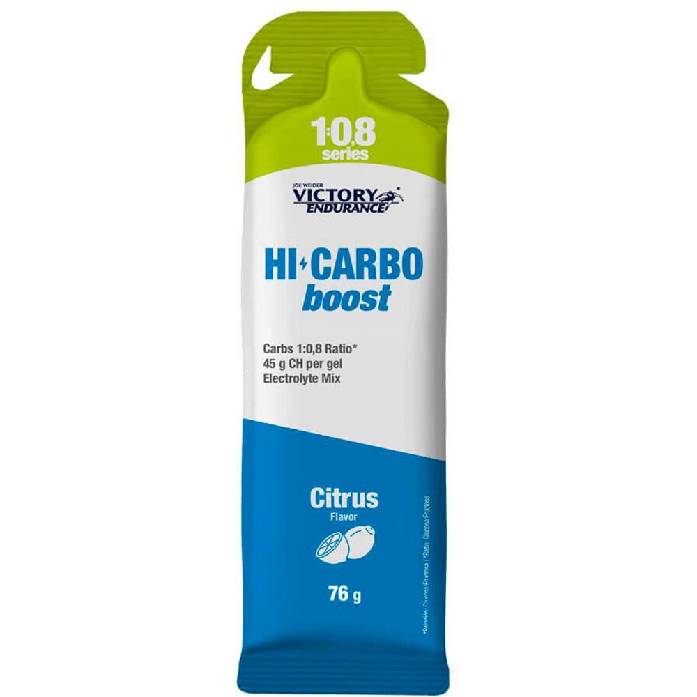 Victory energía instantánea HI Carbo Boost Gel vista frontal