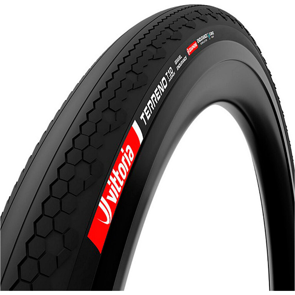 Vittoria cubiertas bicicleta paseo Tire Gravel Terreno T10 F47-584/650x47b vista frontal