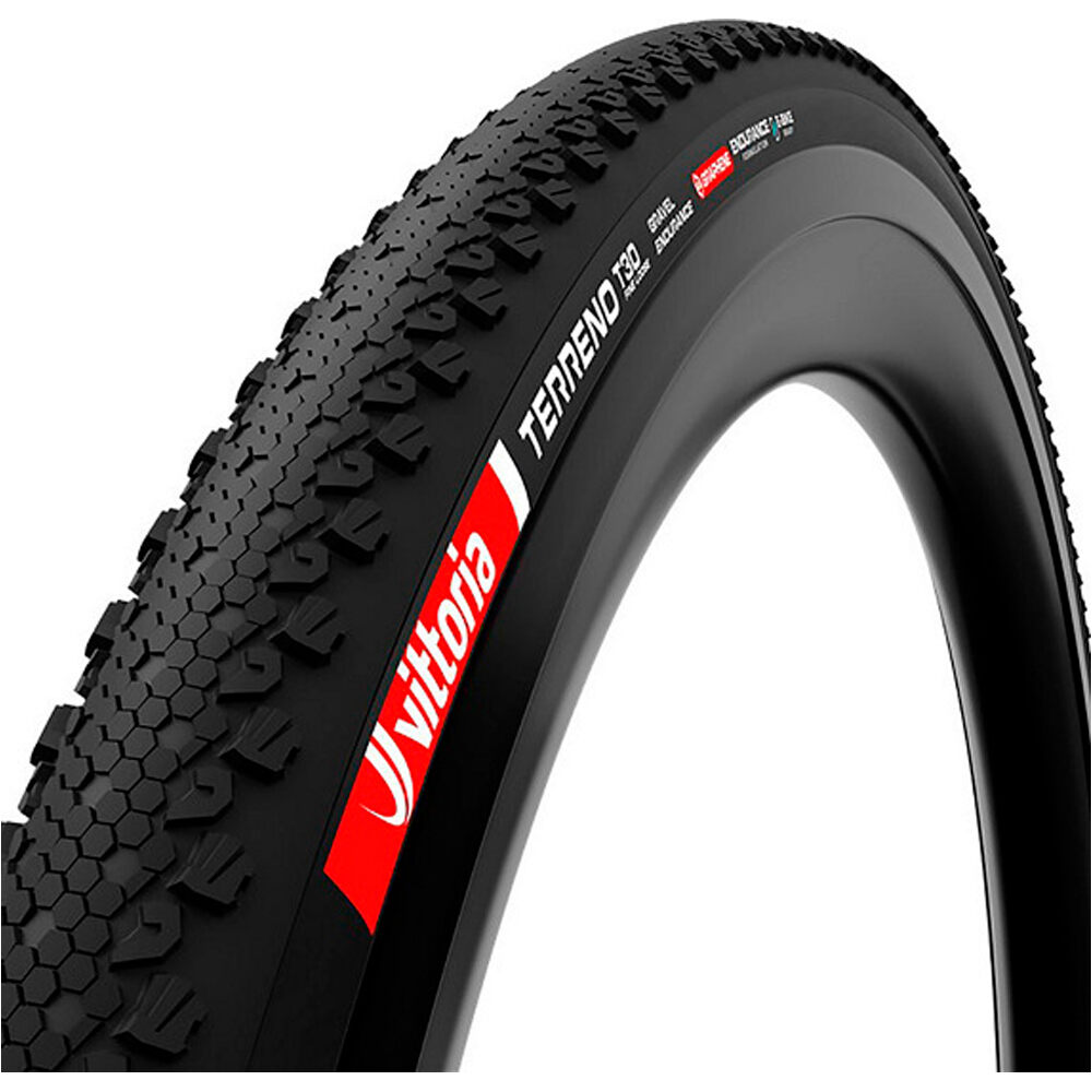 Vittoria cubiertas bicicleta paseo Tire Gravel Terreno T30 F37-622/700x37c vista frontal