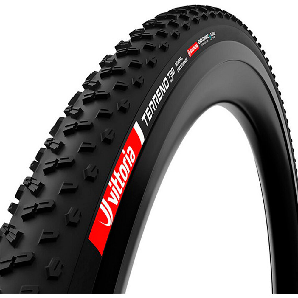Vittoria cubiertas bicicleta paseo Tire Gravel Terreno T90 F40-622/700x40c vista frontal