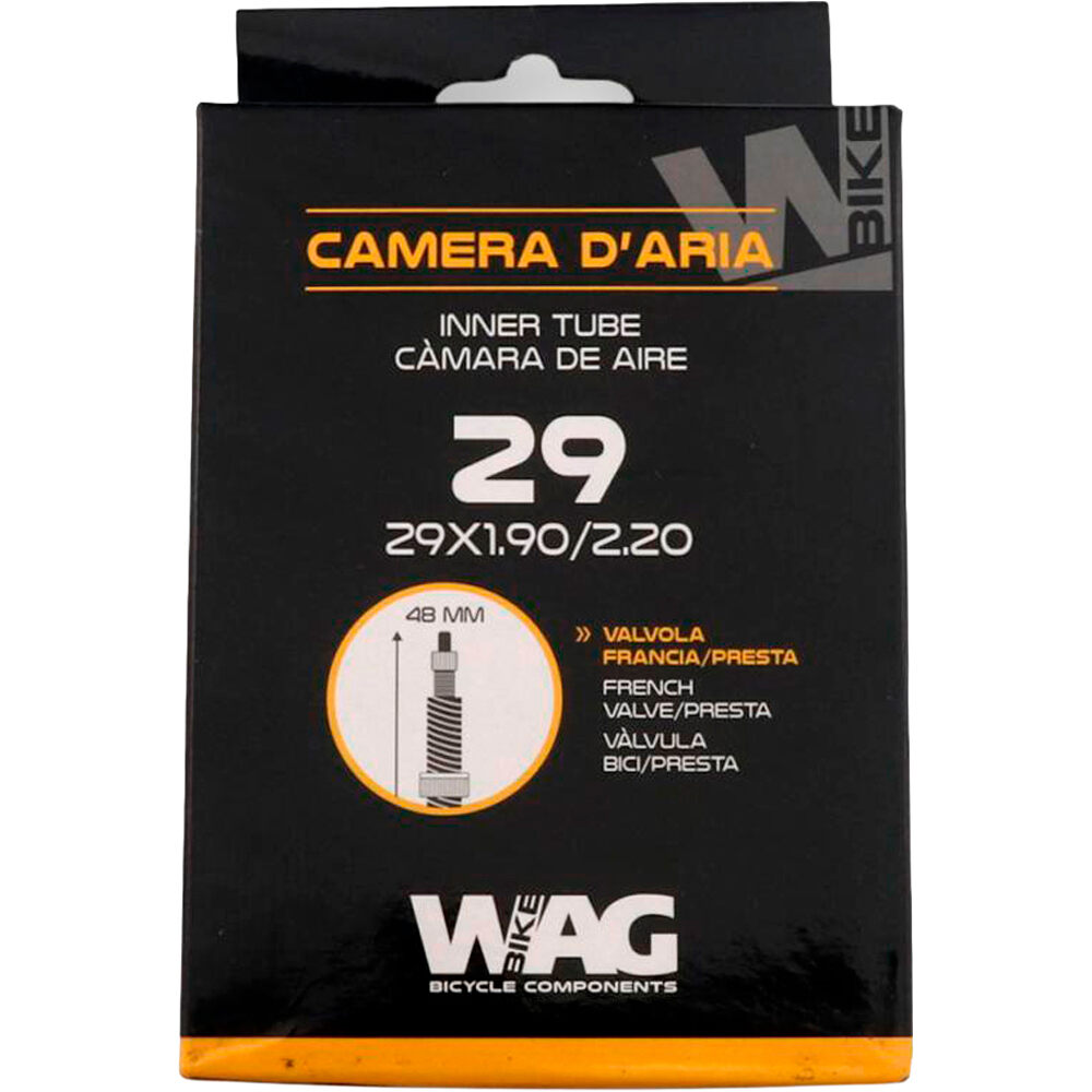 Wag cámara bicicleta mtb CMARA 29 X 1.90/2.20 FV 48 MM vista frontal