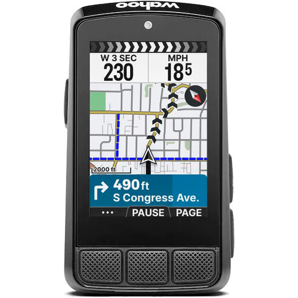 Wahoo gps bicicleta ELEMNT BOLT 3 GPS Cycling Computer vista frontal